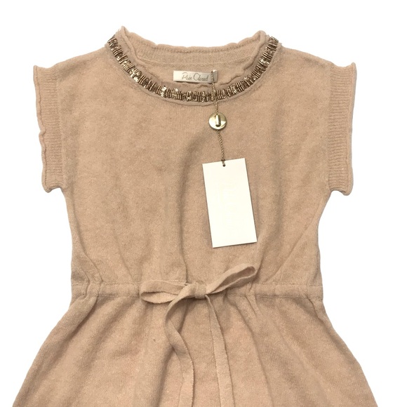 🆕 Pale Cloud Dakota Angora Beaded Sweater Dress - Picture 3 of 4